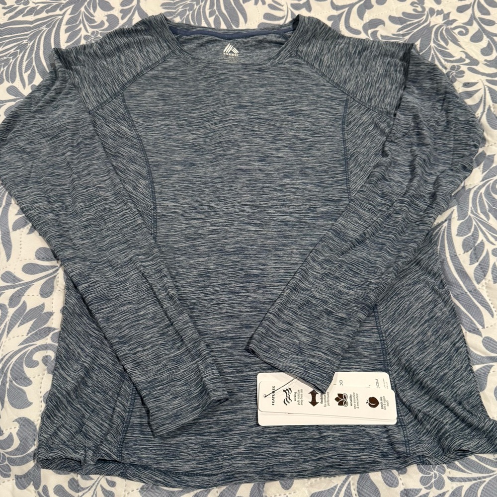 RBX Heathered Blue Performance Top